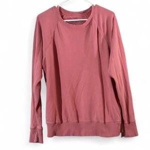 Aerie distressed oversized sweatshirt